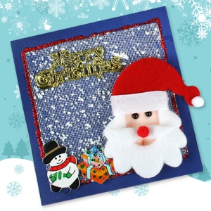만들기,크리스마스,성탄절,산타,카드,크리스마스카드,입체카드,크리스마스장식,부자재,편지,diy
